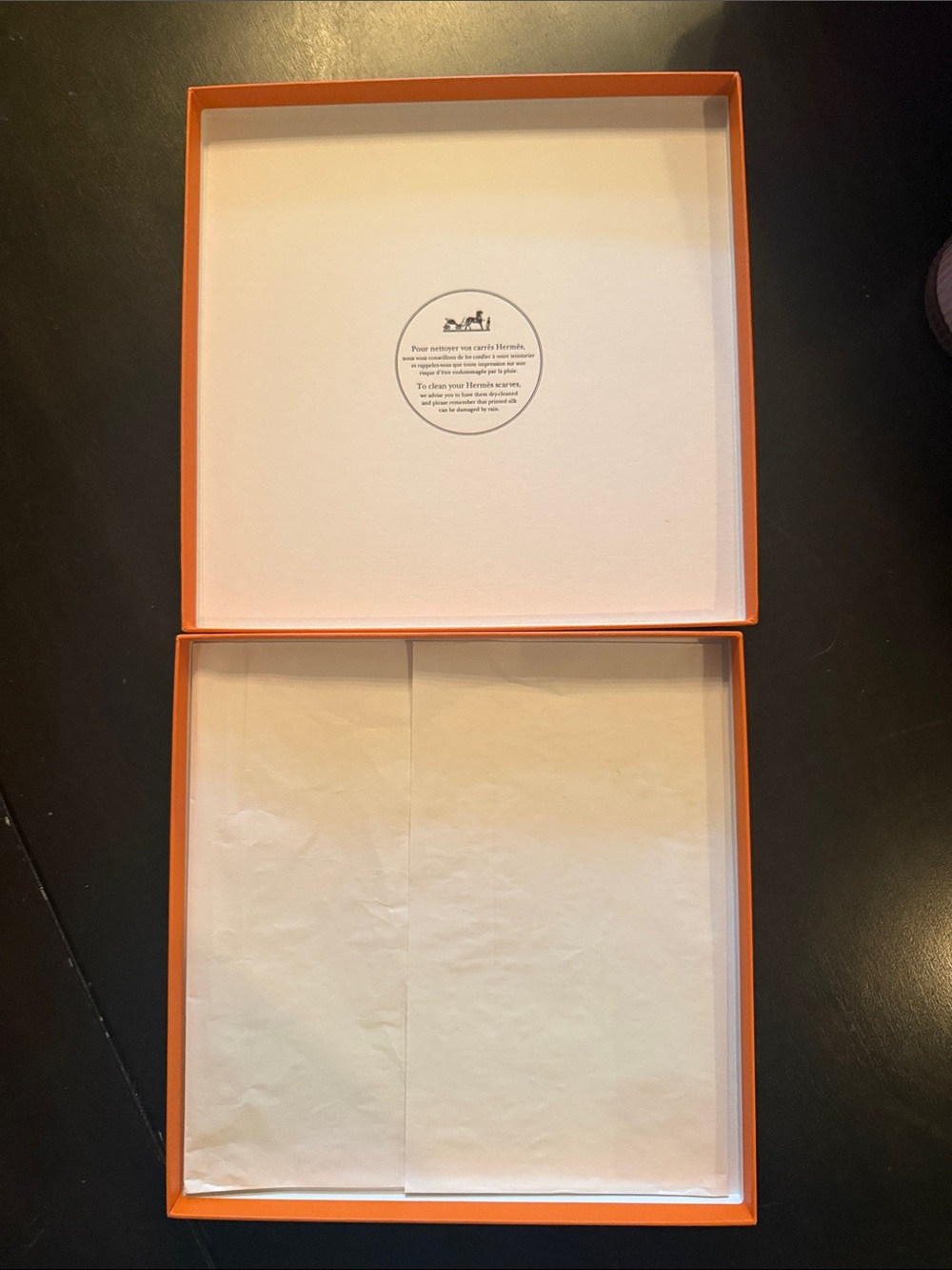 Authentic Hermes Scarf Box - Picture 2 of 4